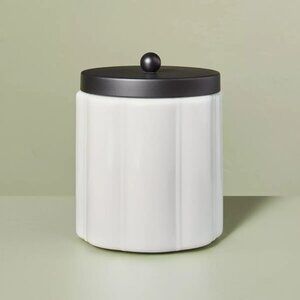 Milk Glass Bath Canister, Large Scalloped  – Hearth & Hand Magnolia, Target 2023